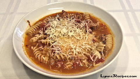 Lasagna Soup