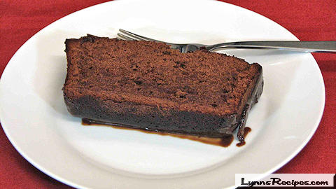 Chocolate Pound Cake with Chocolate Ganache