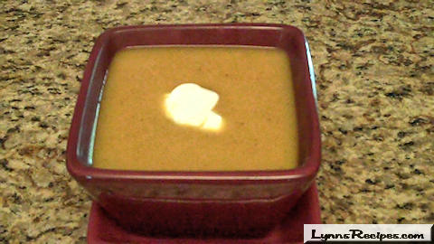 Curried Butternut Squash Soup with Lime Crema